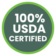 100% USDA Certified 100% USDA Certified